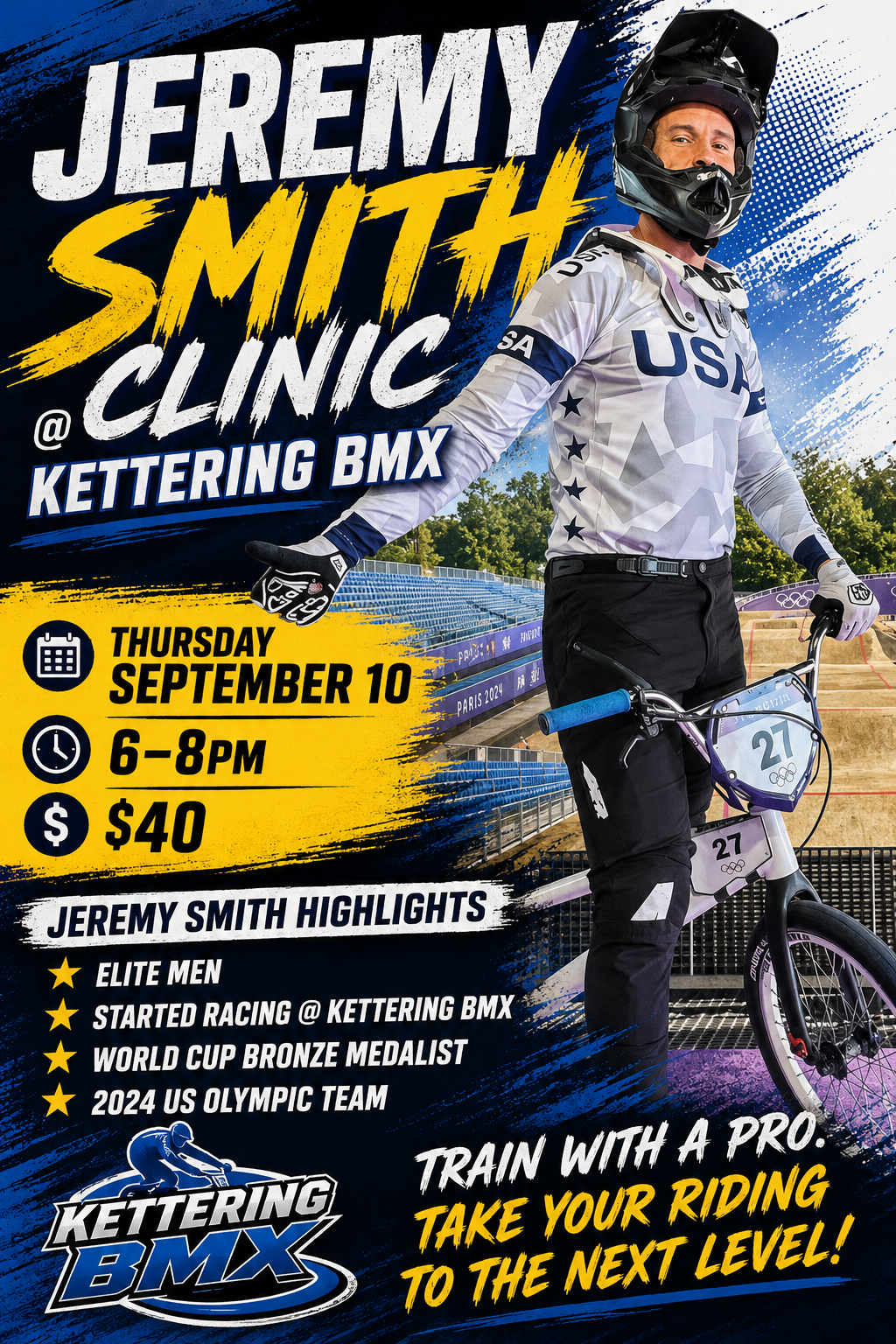 Jeremy Smith Clinic- Thursday Sep 10