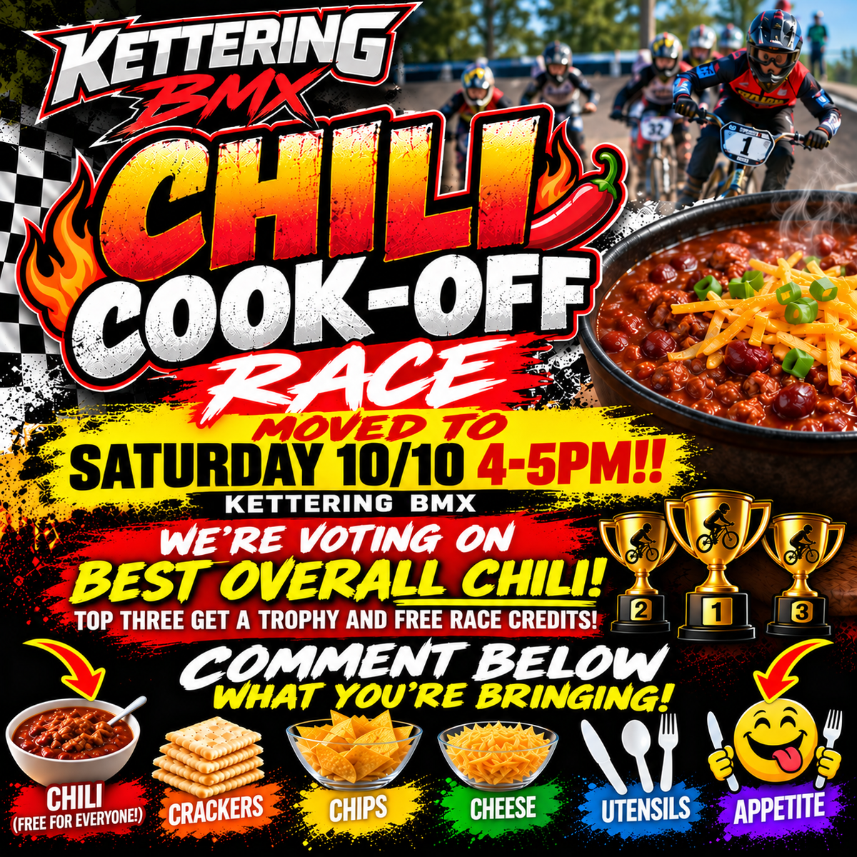 Chili Cook-Off Race! Oct 10