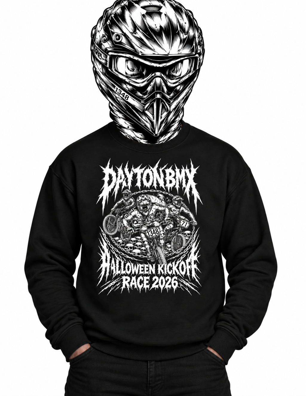 Dayton BMX Halloween Crew Neck Sweatshirt