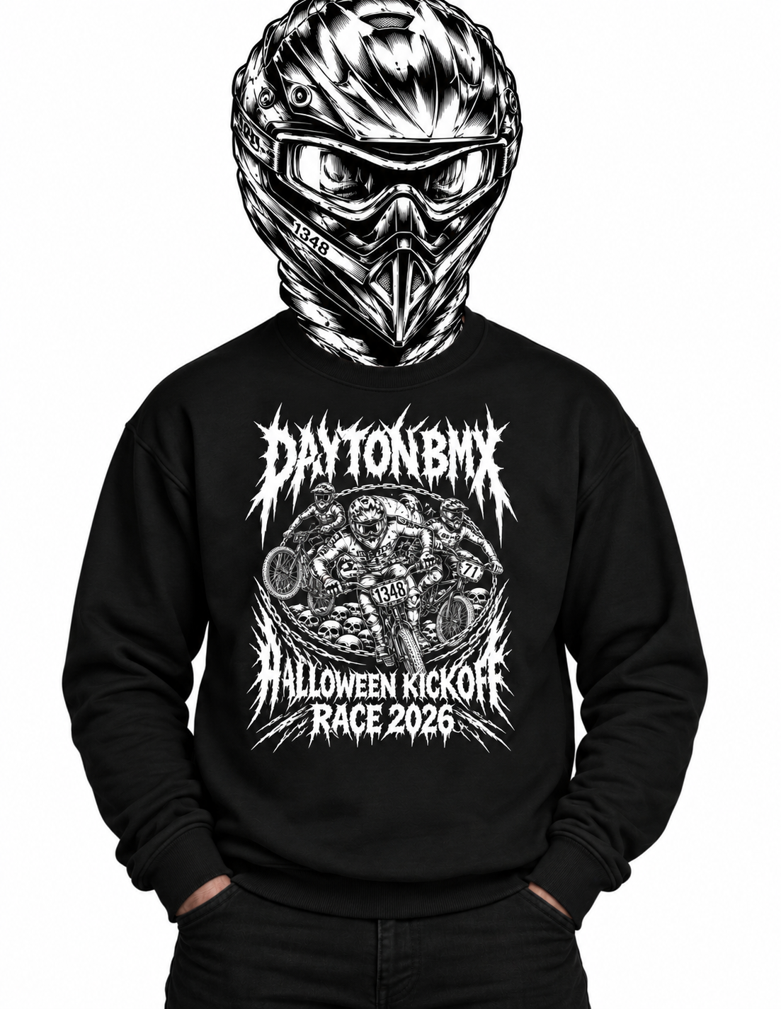 Dayton BMX Halloween Crew Neck Sweatshirt